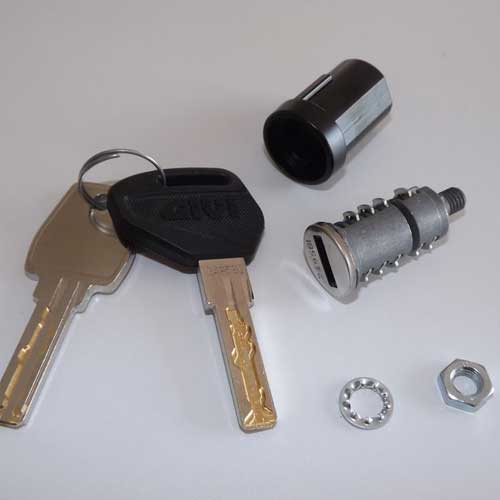 creciendo Tiza Nueva Zelanda Juego de llaves y bombin Security lock de Givi para 1, 2 o 3 maletas |  Nilmoto