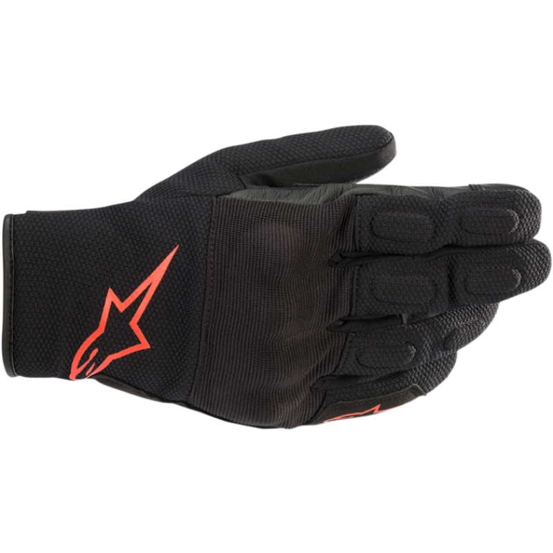 Guantes Alpinestars S-Max Drystars Negro-Rojo