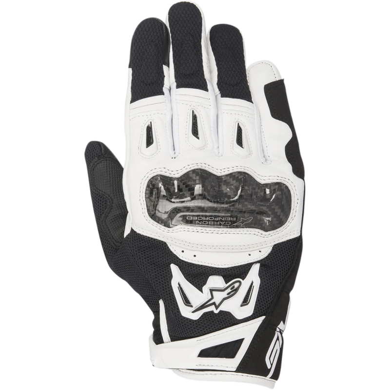 Guantes SMX-2 air carbon V2 Alpinestars Blanco-Negro