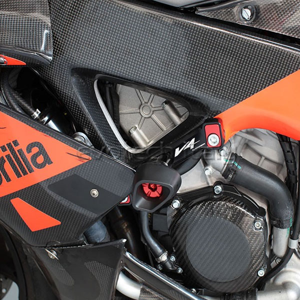 Topes anticaida Evotech Aprilia RSV4-R-Factory Rojo