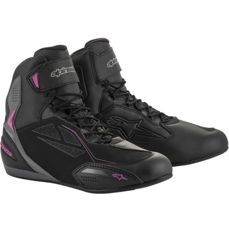 Botas Alpinestars Mujer STELLA FASTER-3 DRYSTAR Negro-Rosa | Nilmoto