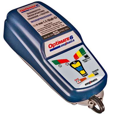 cargador batería moto optimate 6