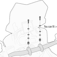 Kit tornilleria Givi Smart Bar S900A/S901A