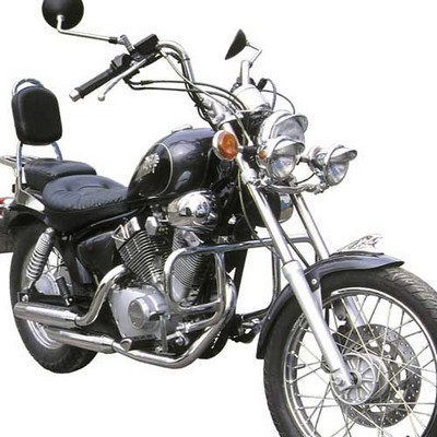 Defensa protector de motor 25 mm en moto Yamaha Virago 125-250