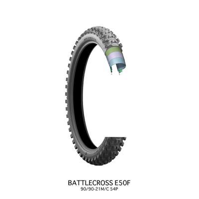 neumatico moto bridgestone e50f 90-90-21