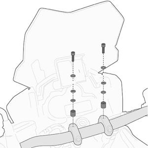 Kit tornillería Givi Smart Bar S900A/S901A GSXS 750 17/Benelli BN302 15-