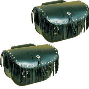 Juego de Alforjas Low Bag standard con flecos