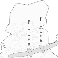 Kit tornilleria Smart Bar-Mount Yamaha Tracer 700 16-19