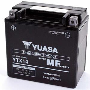 Bateria moto Yuasa YTX14-WC Precargada