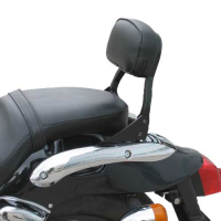 SPAAN Respaldo Bajo Negro sin porta color negro - KYMCO ZING II 125 DARKSIDE