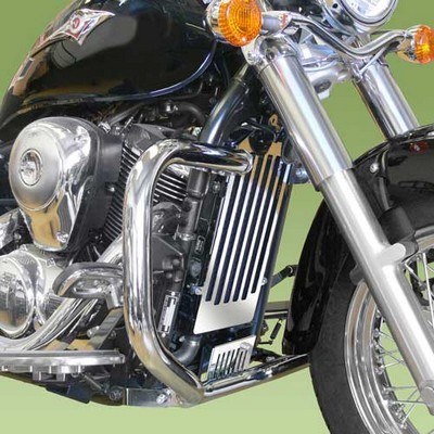 SPAAN Cubreradiador-(Inox) Kawasaki Vulcan VN900 CLASSIC-CUSTOM