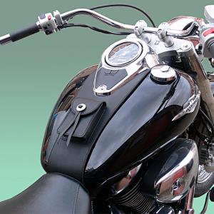 SPAAN Cubredepositos piel  KAWASAKI VULCAN VN 900, SUZUKI INTRUDER 800