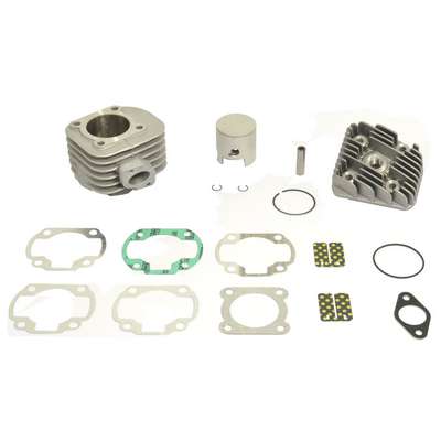 kit de cilindro big bore con culata de 70 cc con bulon diametro 10 mm y piston de cabeza plana ref 0