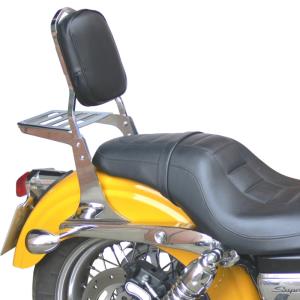 SPAAN Respaldo con porta - Harley Davidson Dyna desde 2006 (Excepto Dyna Wide y FXDF Fat Bob)