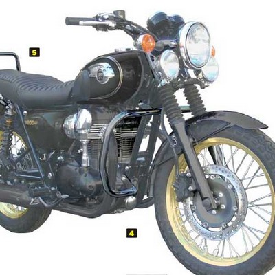 SPAAN Soporte de faros - KAWASAKI W650-W800 Â· 2