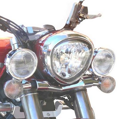 SPAAN Soporte de faros-YAMAHA MIDNIGHT STAR 1300XVSA