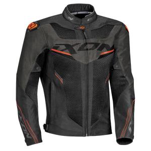 Chaqueta moto Draco Ixon negro-antracita-naranja