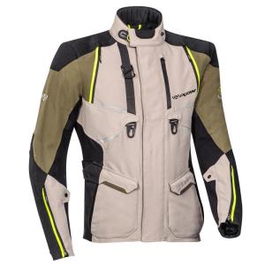 Chaqueta moto Eddas Ixon gris-caqui