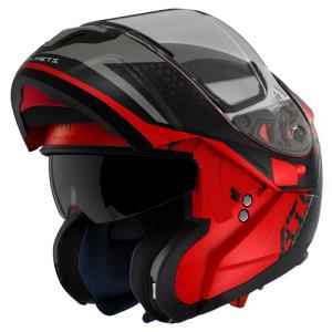 Casco MT Atom SV Adventure A5 rojo