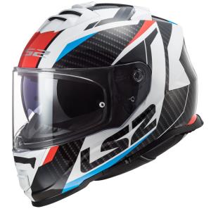 Casco LS2 Storm Racer azul-rojo talla M