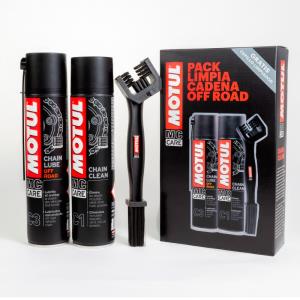 Kit limpieza para cadena de moto MOTUL