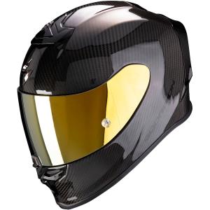 Casco moto Scorpion Exo-R1 Evo Carbon Air Negro Brillo Solid