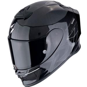 Casco moto Scorpion Exo-R1 Evo Carbon Air CYNERGY Negro-Blanco