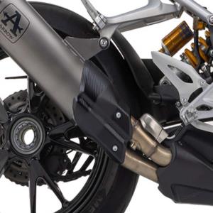 Protector de calor de carbono para Escape Triumph Speed Triple 1200 RS Arrow