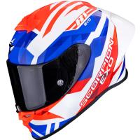 Casco moto Scorpion EXO-R1 EVO II AIR VALERE Blanco Rojo Azul