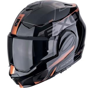 Casco moto Scorpion Exo-Tech Evo TRAVELLER Negro Cobre