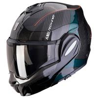 Casco moto Scorpion Exo-Tech EVO Carbon CAD Negro Verde