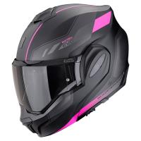 Casco moto Scorpion Exo-Tech Evo SOCIUS Negro Mate Rosa