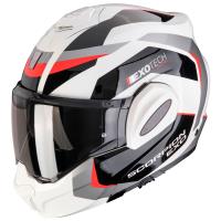 Casco moto Scorpion Exo-Tech EVO PRO fibra ACUTI Gris Negro Rojo