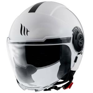 Casco MT Viale SV S Solid A0 blanco