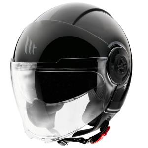 Casco MT Viale SV S Solid A1 negro brillo