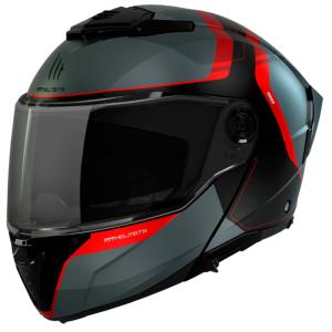 Casco moto modular MT Atom SV Divergence G1 Gloss Fluor Orange outlet