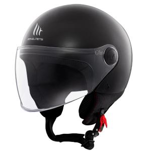 Casco Mt Street S Solid Negro brillo