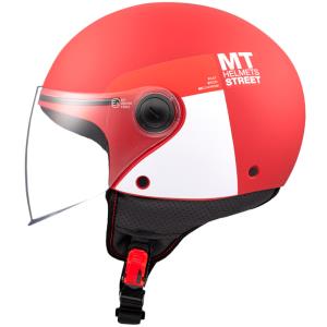 Casco Mt Street S C5 rojo mate