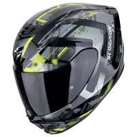Casco moto Scorpion EXO-391 CLUTTER Negro Amarillo Fluor