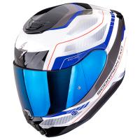 Casco moto Scorpion EXO-391 LEO Blanco Azul