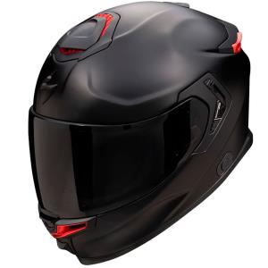 Casco moto Scorpion Exo-GT SP Air Solid Negro Mate Rojo