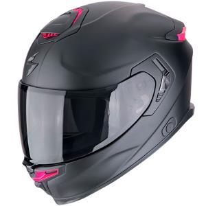 Casco moto Scorpion Exo-GT SP Air Solid Negro Mate Rosa