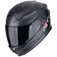 Casco moto Scorpion Exo-GT SP Air FLEX Negro Mate Plata
