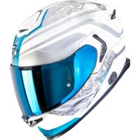 Casco moto Scorpion Exo-GT SP Air ARTEN Blanco Azul