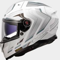Casco LS2 Vector II ALIZER Blanco Plata