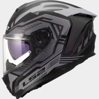 Casco LS2 CHALLENGER II DRAVIX Gris