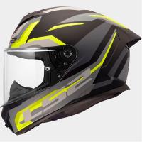 Casco LS2 RAPID III HYPER Negro Amarillo Fluor