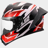Casco LS2 RAPID III XTREM Blanco Negro Rojo