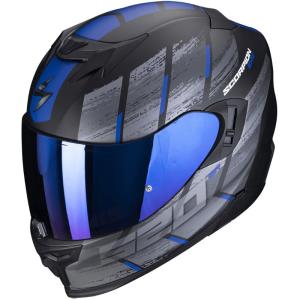 Casco moto Scorpion Exo-520 EVO Air Maha negro-azul