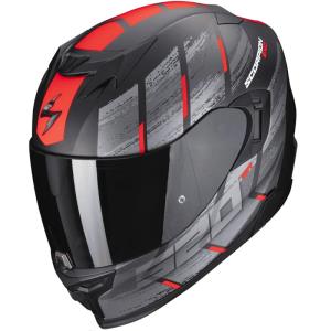 Casco moto Scorpion Exo-520 EVO Air Maha negro-rojo